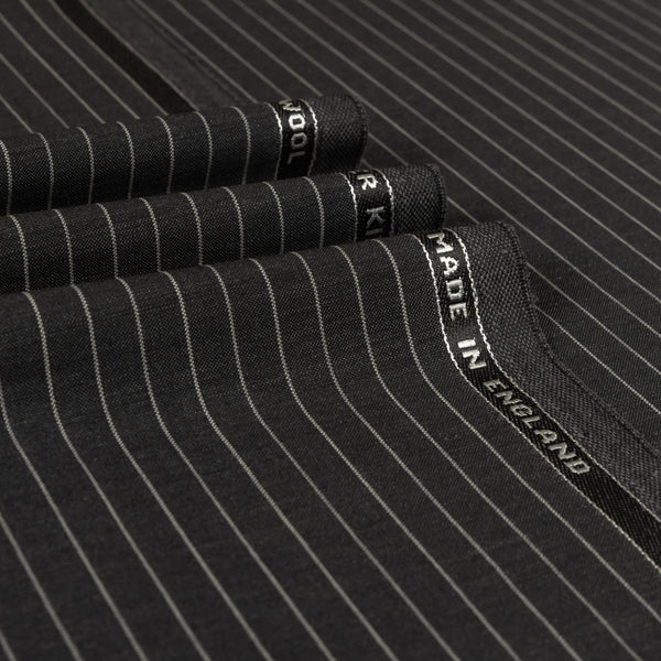 British Mohair - Stripe Summer Kid Mohair Super 120's Wool