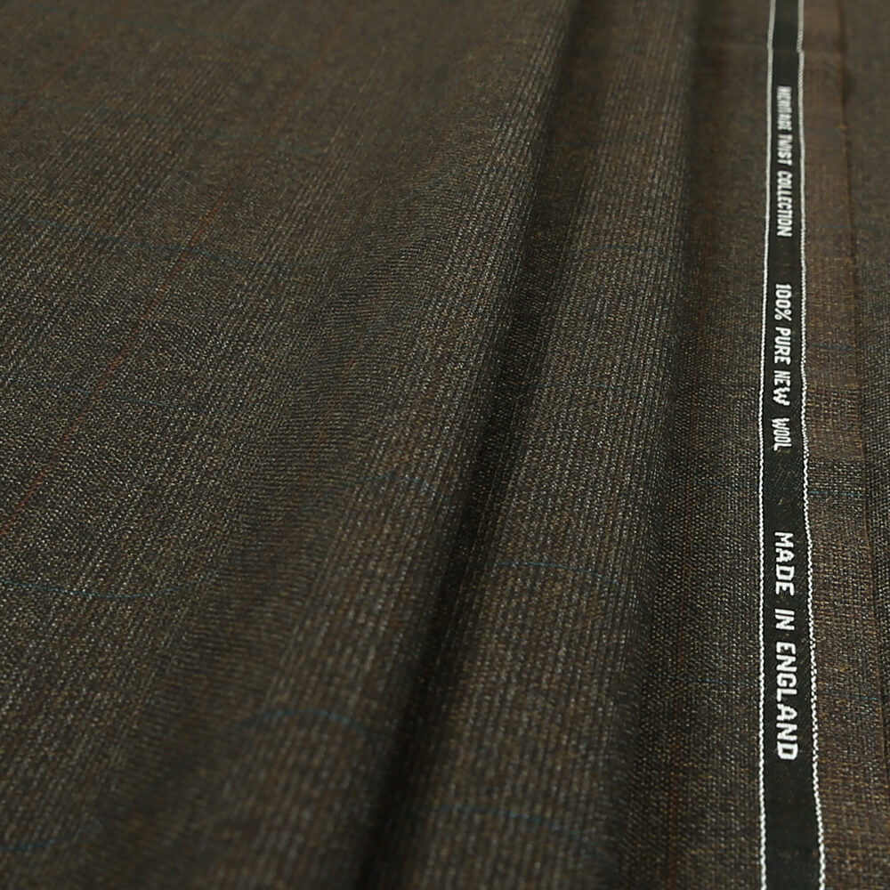 Heritage Twist - Glen Check 100% Merino Wool Celtic Mid Weight Suiting