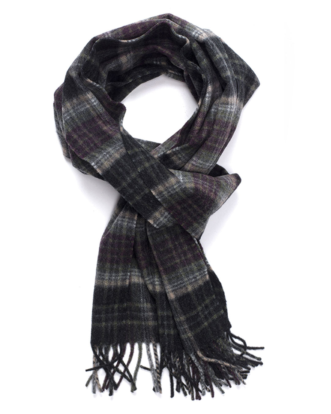 Escorial Plaid Brushed Scarf