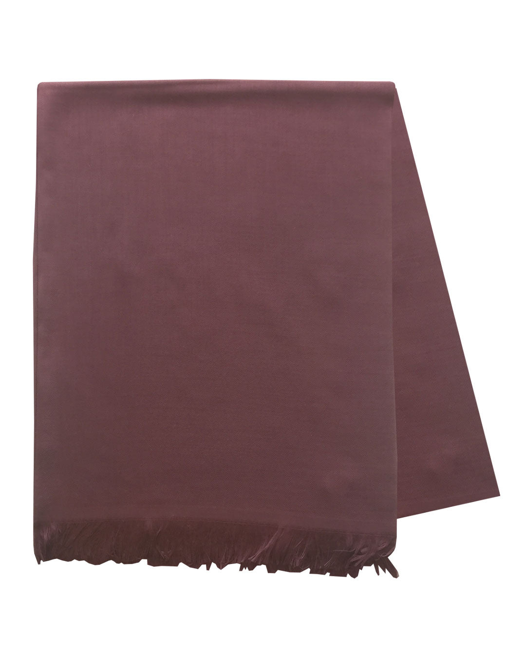 Escorial Plain Featherweight Stole - Merlot