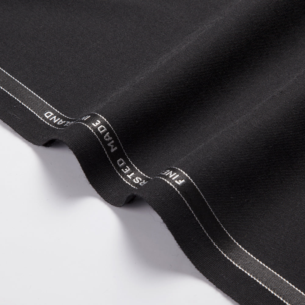 Black business jacketing fabric