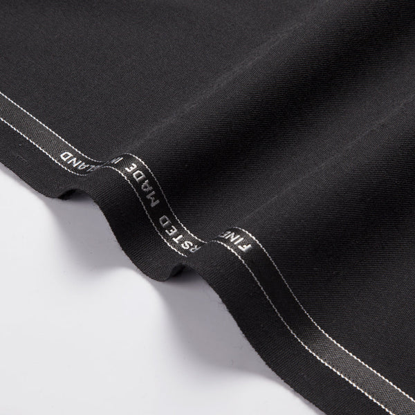 Black business jacketing fabric