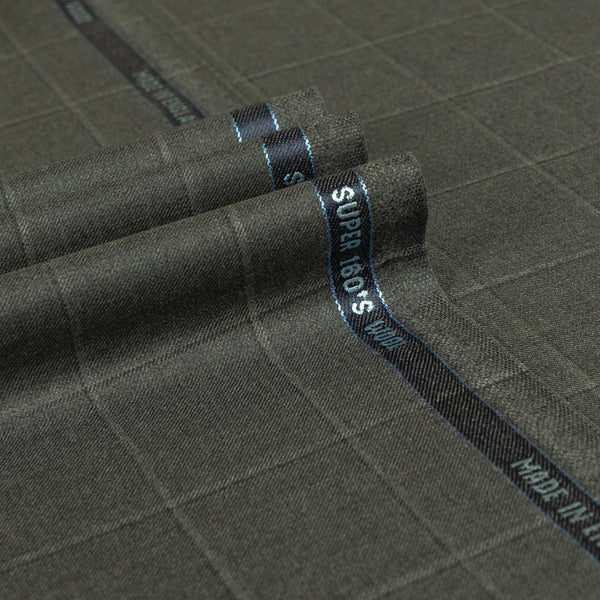 Guarded Windowpane Check Super 160's Wool