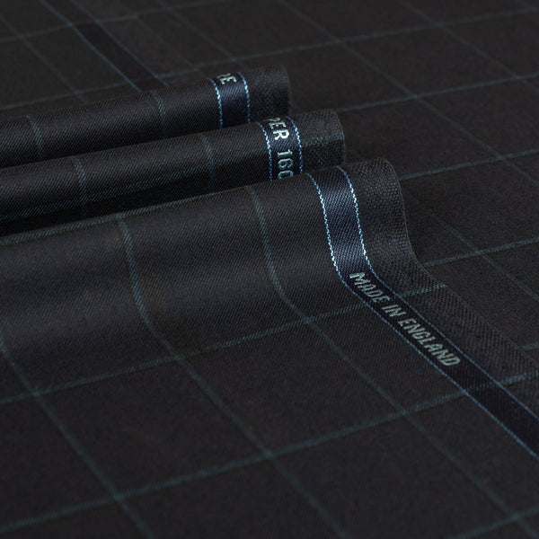 Signature - Guarded Windowpane Check Super 160's Wool