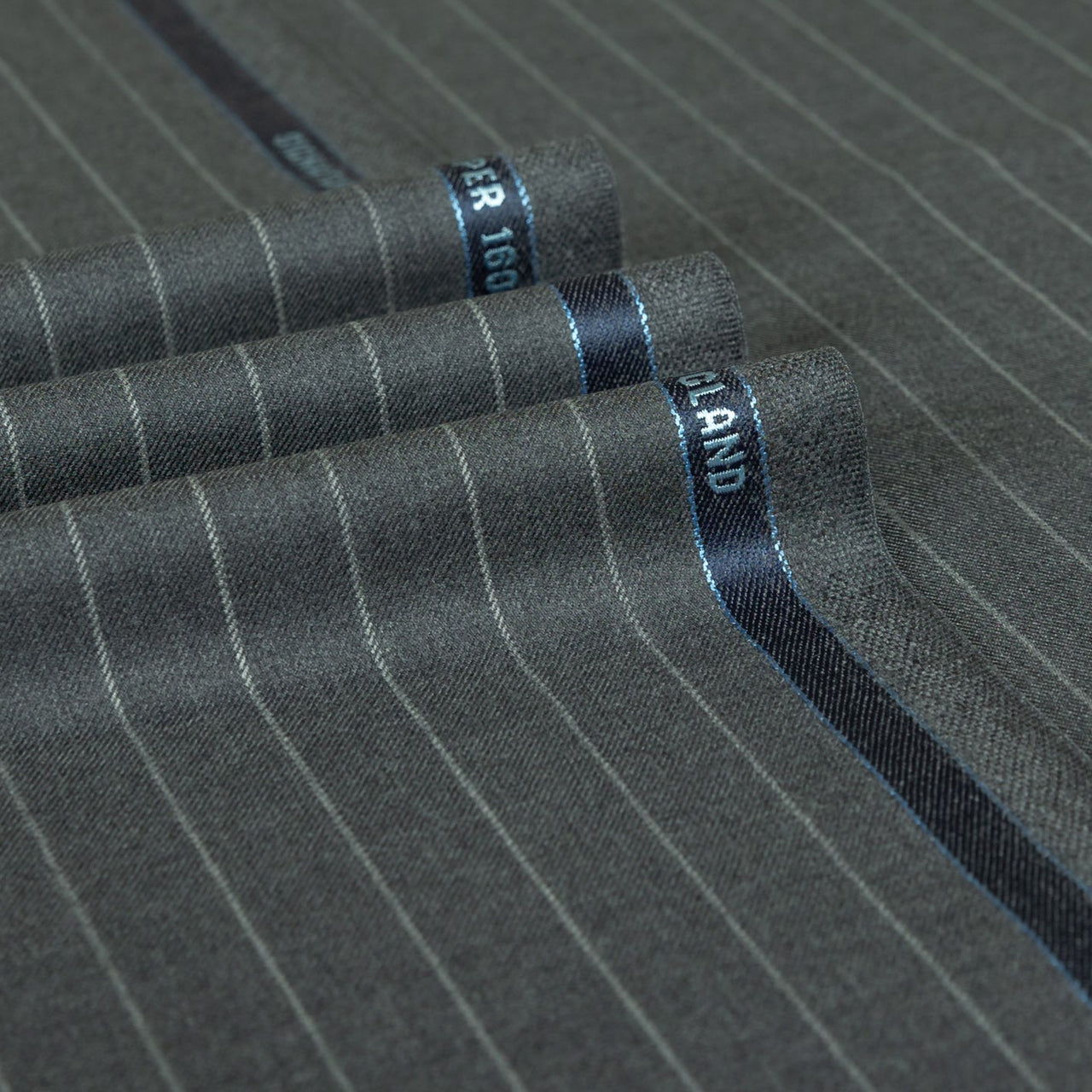 Chalk Stripe Super 160's Wool