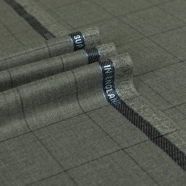 Signature - Windowpane Check Super 160's Wool