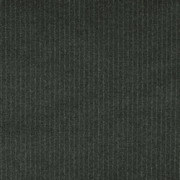 Oxbridge Flannel - Narrow Chalk Stripe Super 120's Wool Flannel