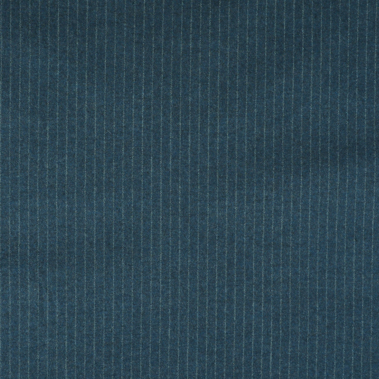 Oxbridge Flannel - Narrow Chalk Stripe Super 120's Wool Flannel