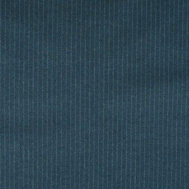 Oxbridge Flannel - Narrow Chalk Stripe Super 120's Wool Flannel