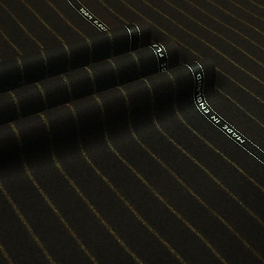 Oxbridge Flannel - Wide Chalk Stripe Super 120's Wool Flannel