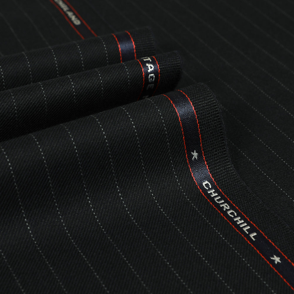 Churchill - Pin Dot Stripe 100% Wool