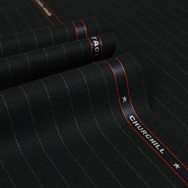 Churchill - Pin Dot Stripe 100% Wool