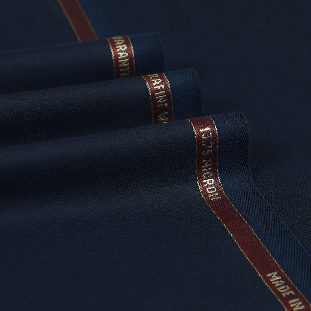 Platinum - Plain Super 200's Wool Suiting Fabric