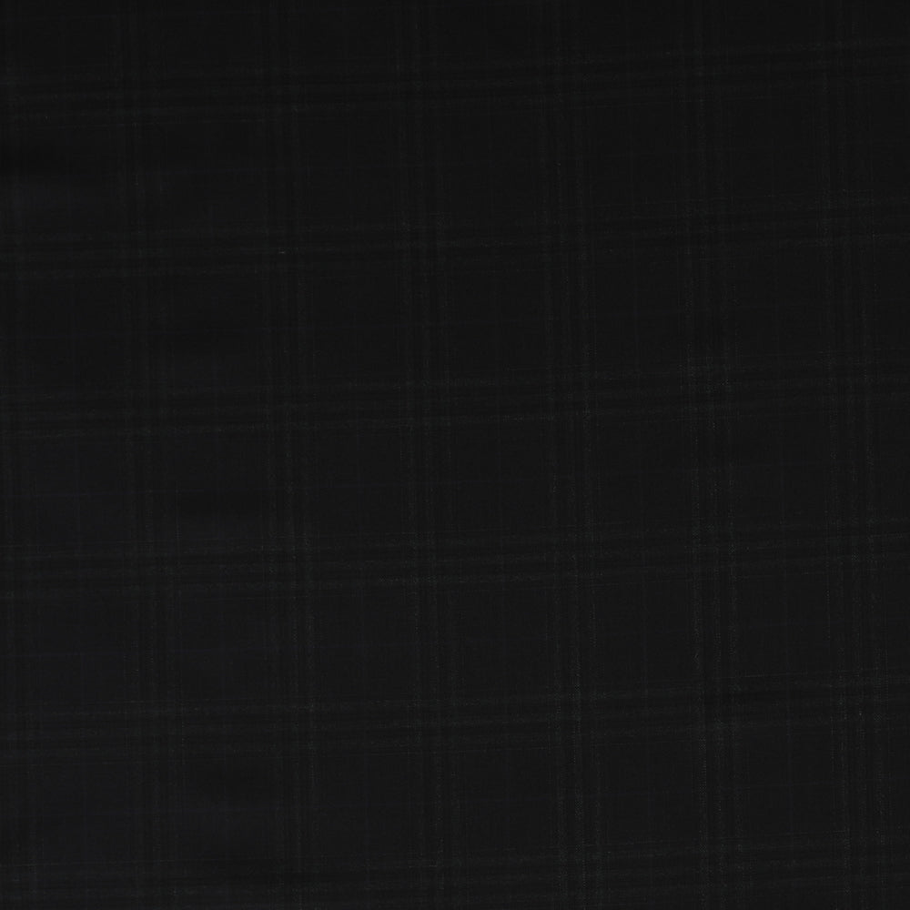Fancy Check Super 200's Wool Suiting Fabric