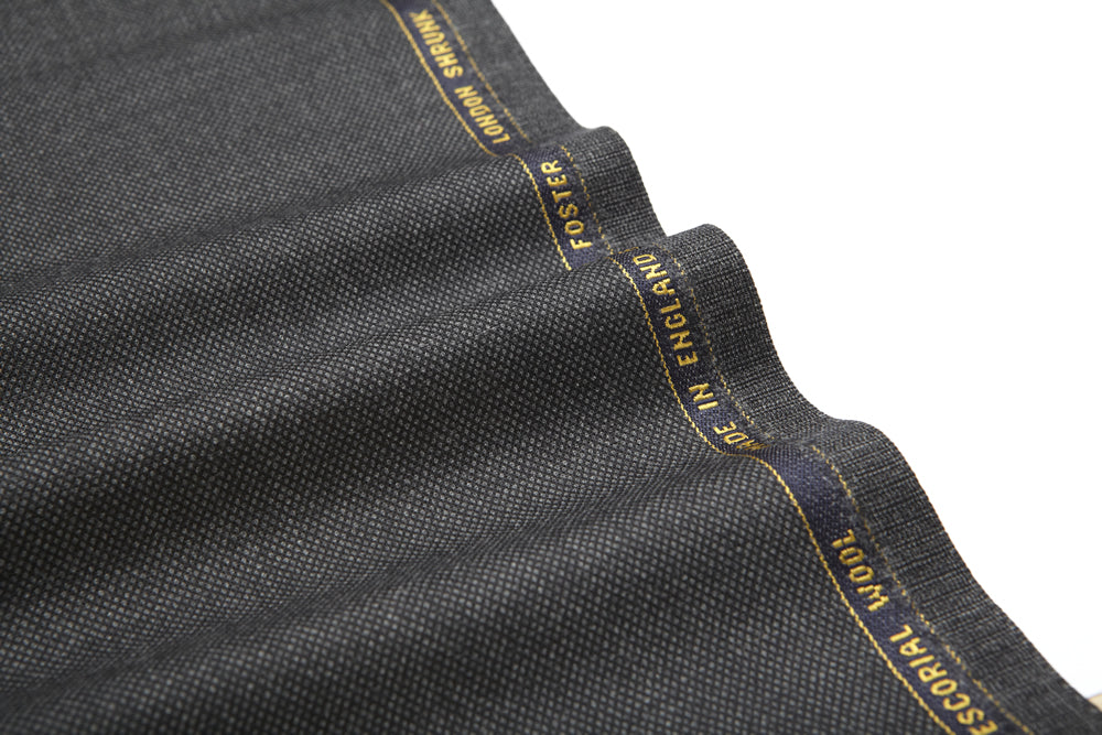 Birdseye 100% Pure Escorial Wool Suiting Fabric