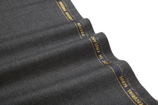 Birdseye 100% Pure Escorial Wool Suiting Fabric