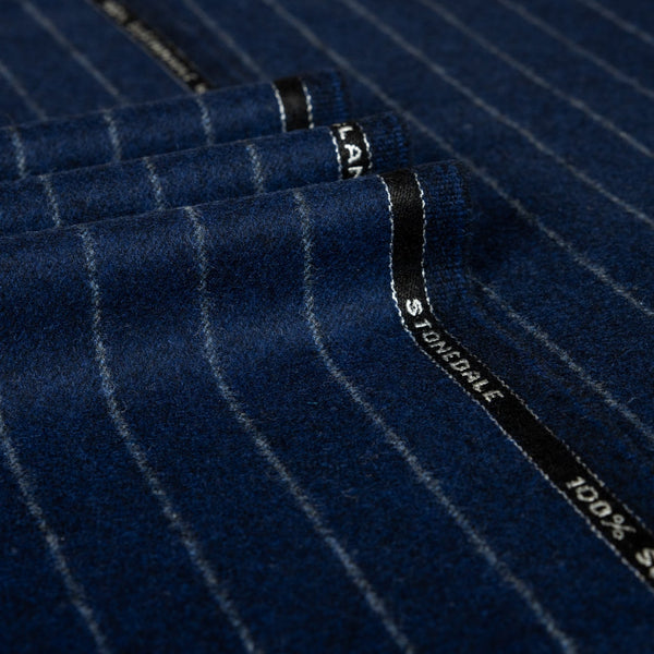 Chalk Stripe 100% RWS Wool