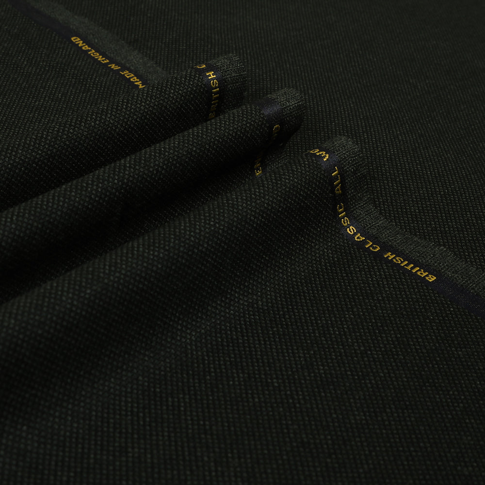Black Wool Suiting Fabric