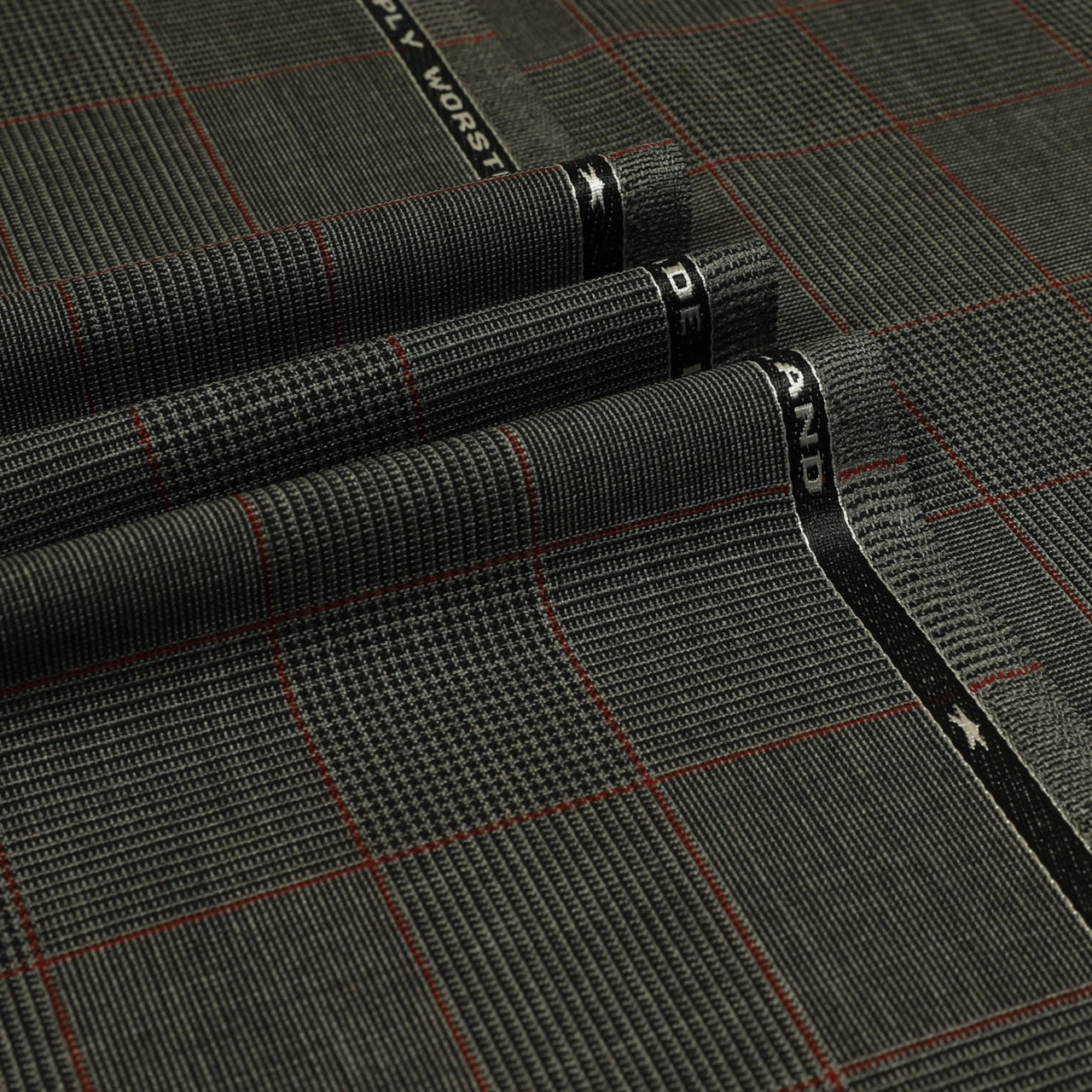 Glen Check Windowpane 100% High Twist Wool