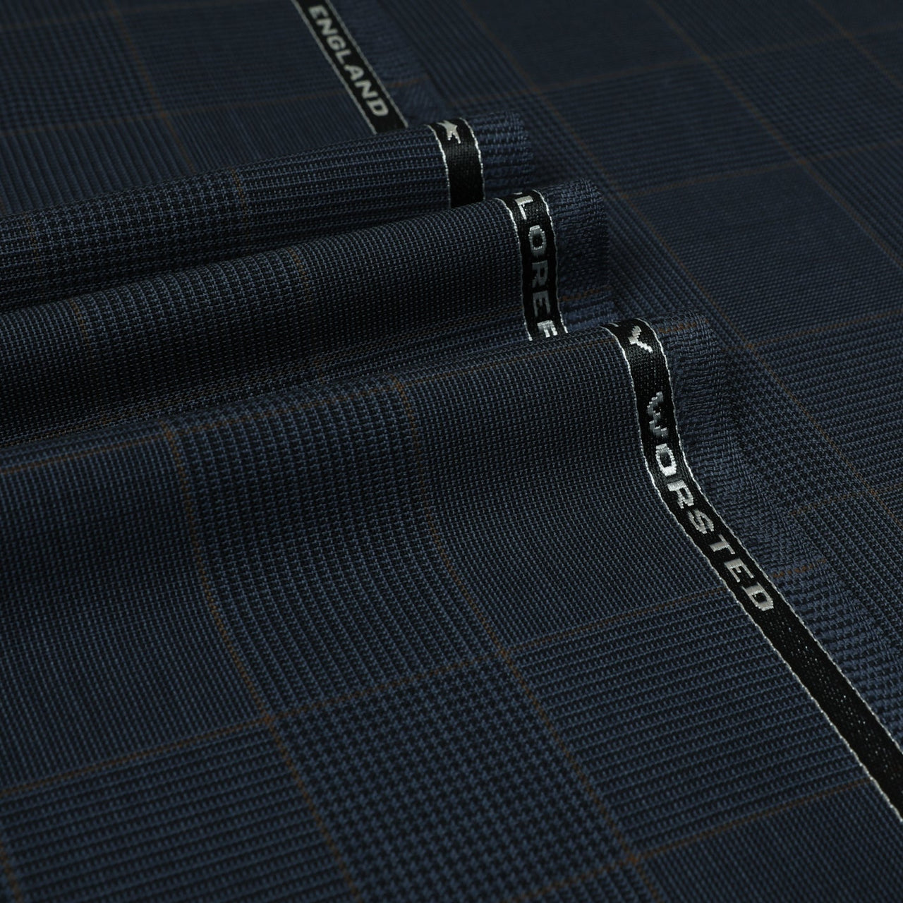 Glen Check Windowpane 100% High Twist Wool