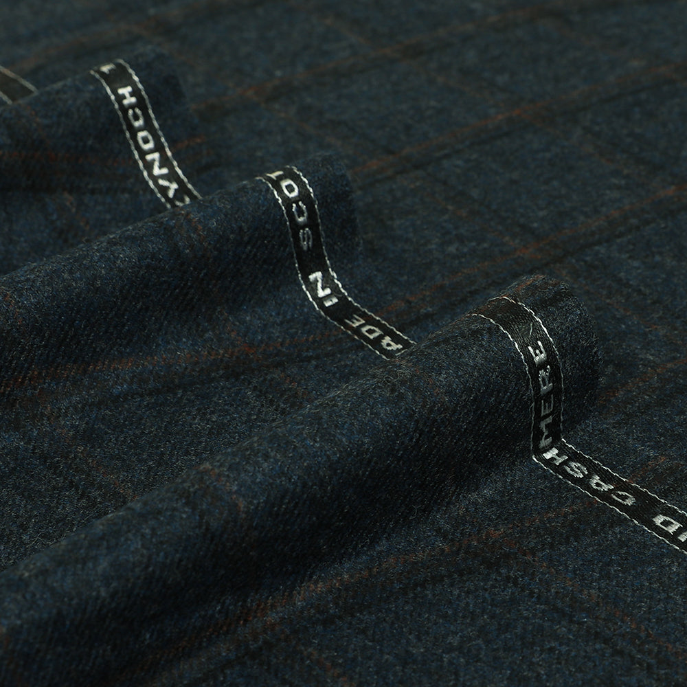 Melange Windowpane Check Jacketing Glenesk