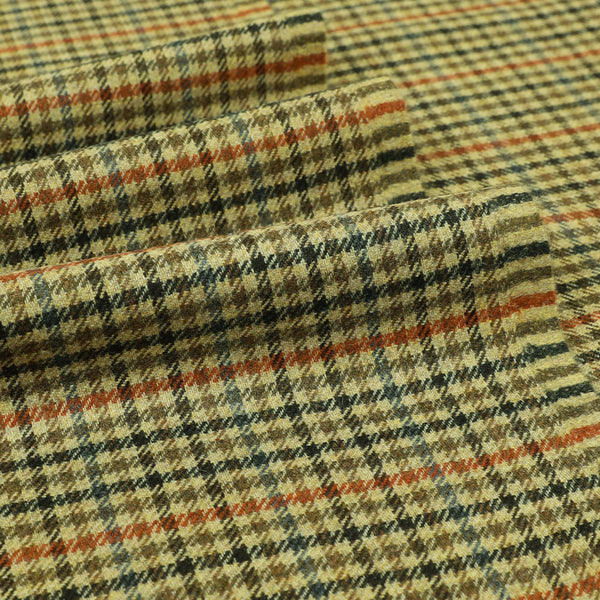 Shepherd Check Lambswool Cashmere Jacketing