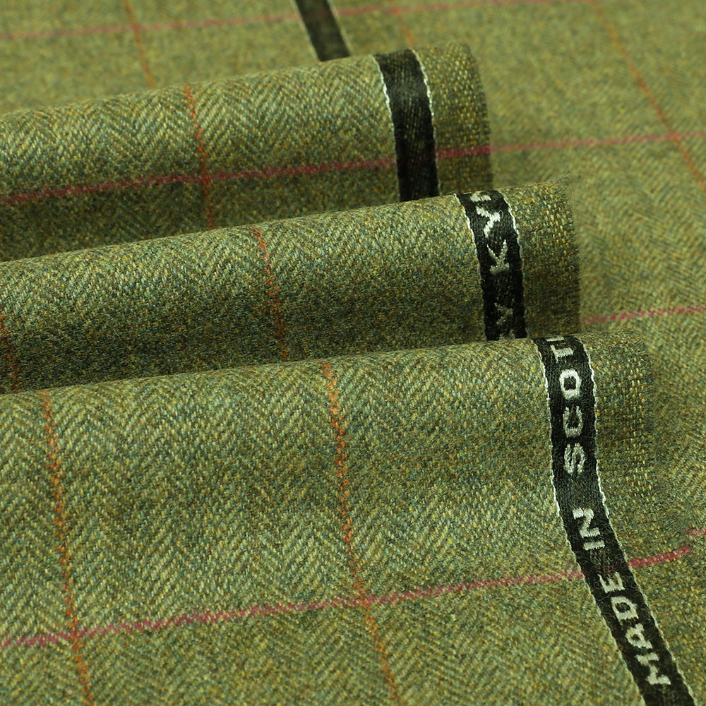 Herringbone Windowpane Check Jacketing Glenesk