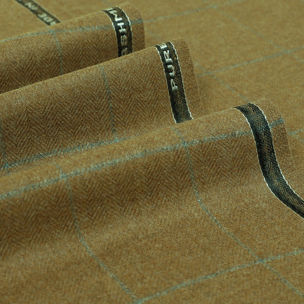 Herringbone Windowpane Check Jacketing Glenesk