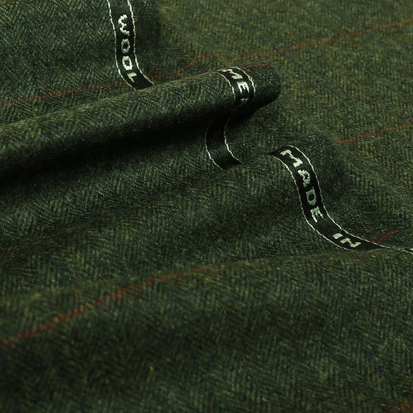 Herringbone Windowpane Check Jacketing Glenesk