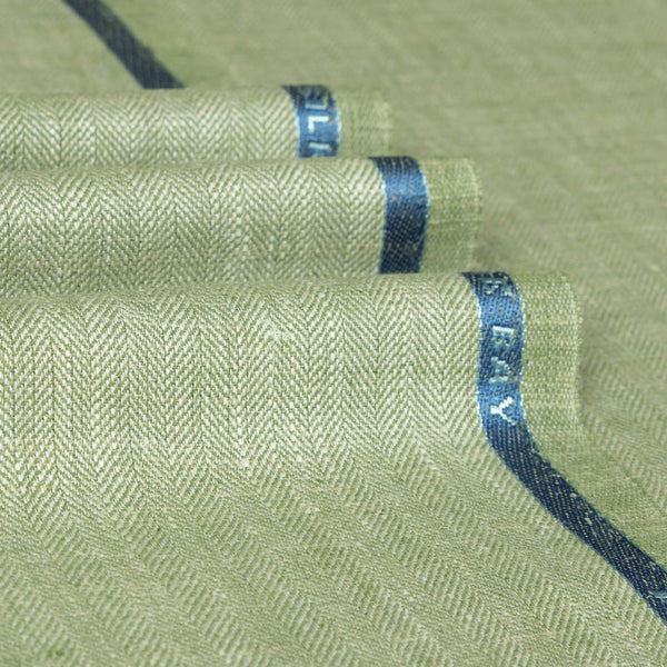 Herringbone Wool Silk Linen Jacketing