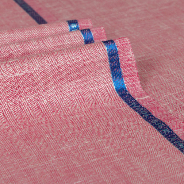 Herringbone Wool Silk Linen Jacketing