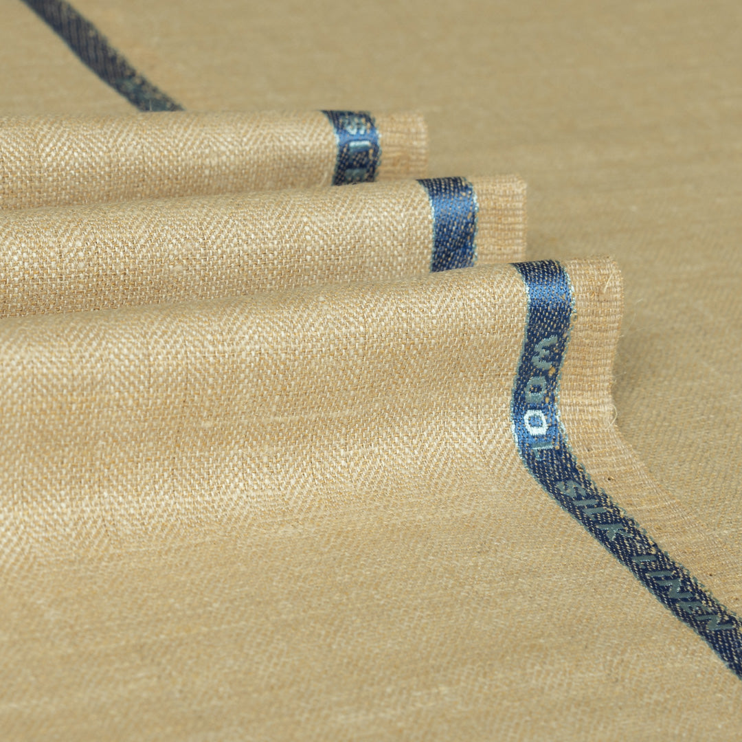 Herringbone Wool Silk Linen Jacketing