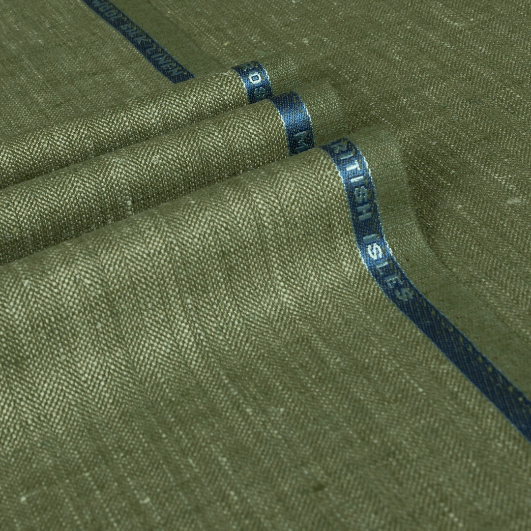 Herringbone Wool Silk Linen Jacketing