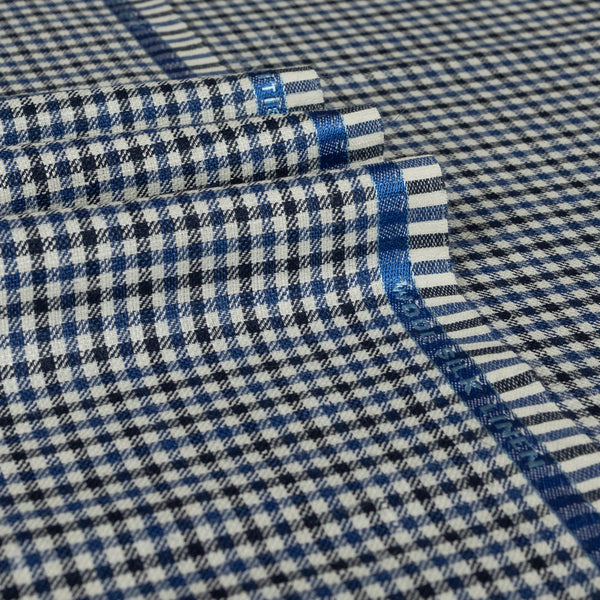 Gunclub Check Wool Silk Linen Jacketing