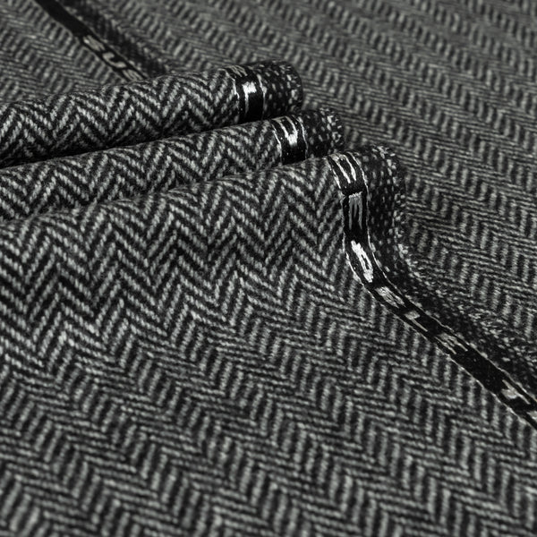 Escudo - 100% Escorial Wool Herringbone Fabric