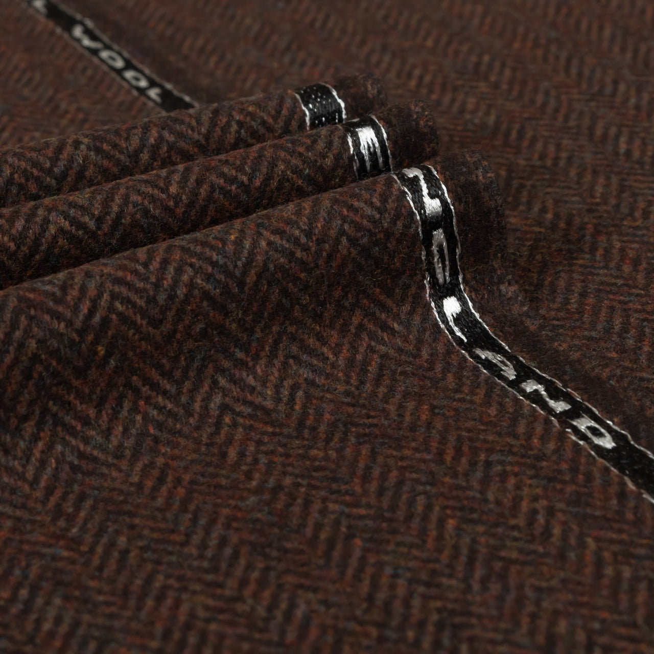 Escudo - 100% Escorial Wool Herringbone Fabric