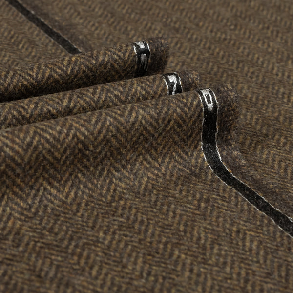 Escudo - 100% Escorial Wool Herringbone Fabric