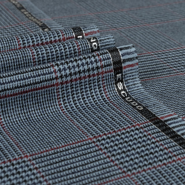 Escudo - 100% Escorial Wool Glen Check Fabric