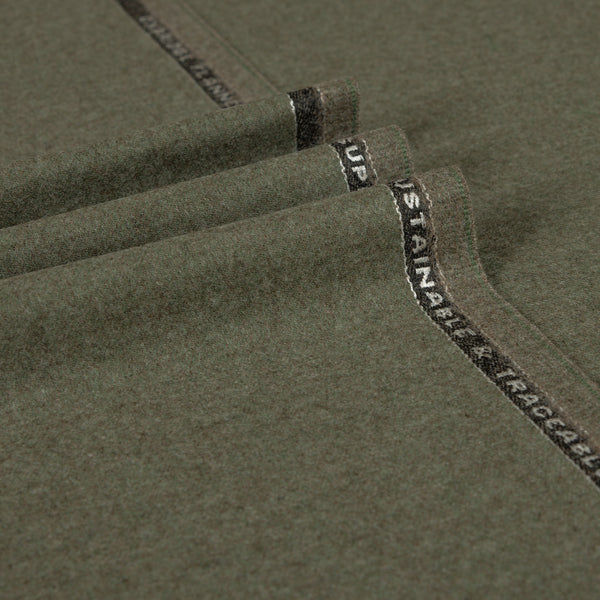 Oxbridge Flannel - Plain Suiting 100% Super 120's Wool
