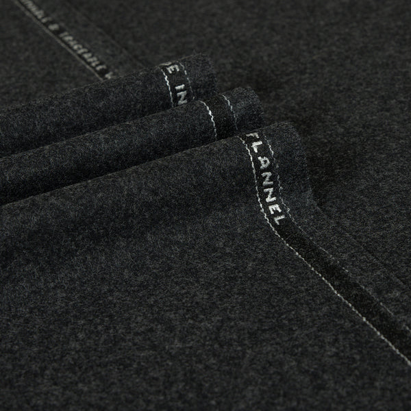 Oxbridge Flannel - Plain Suiting 100% Super 120's Wool