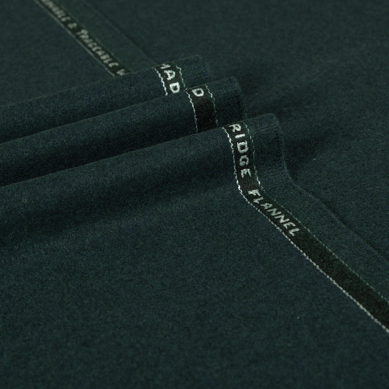 Oxbridge Flannel - Plain Suiting 100% Super 120's Wool