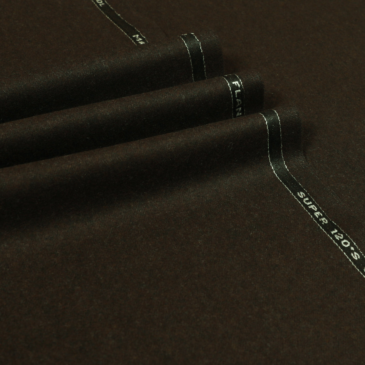 Oxbridge Flannel - Plain Suiting 100% Super 120's Wool
