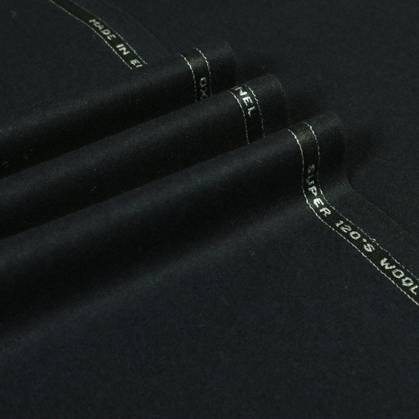 Oxbridge Flannel - Plain Suiting 100% Super 120's Wool