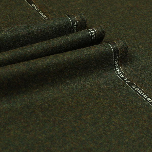 Oxbridge Flannel - Plain Suiting 100% Super 120's Wool