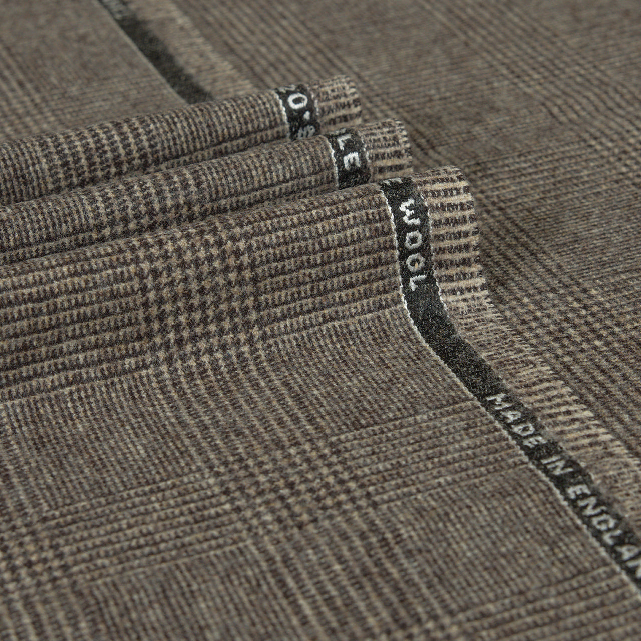 Oxbridge Flannel - Glencheck Suiting 100% Super 120's Wool