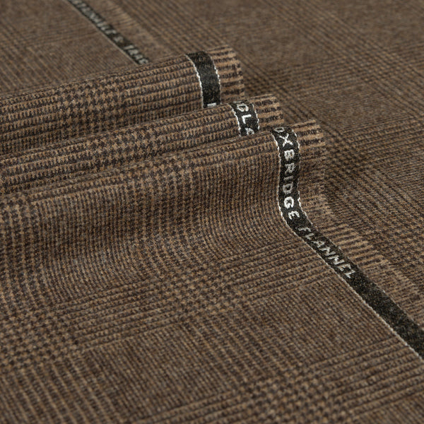 Oxbridge Flannel - Glencheck Suiting 100% Super 120's Wool