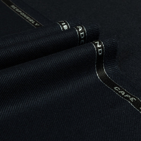 Dark Navy Mohair Suiting Fabric