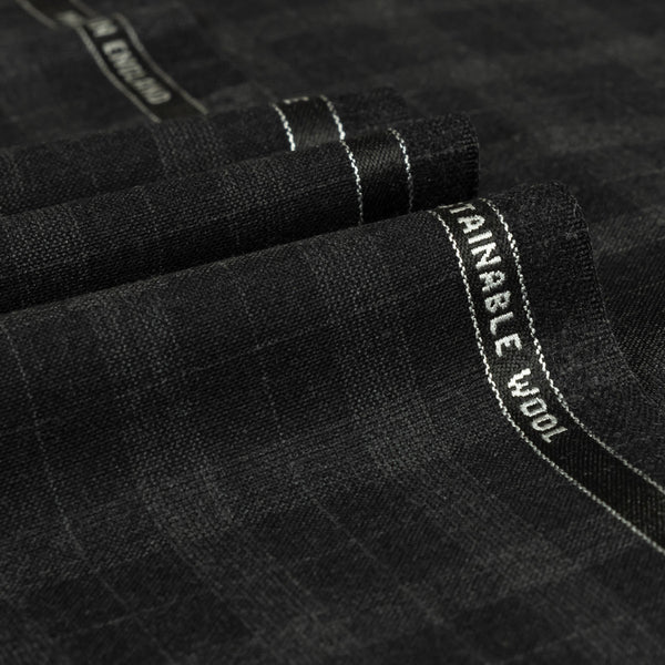 Park Lane Melange Check 100% Super 120's Wool