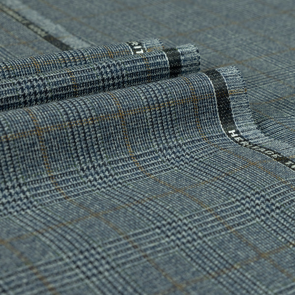 Small Glen Check 100% Merino Wool Mid Weight Suiting