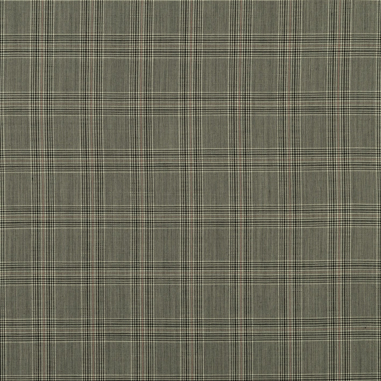 Glen Check Kid Mohair Super 100's Wool